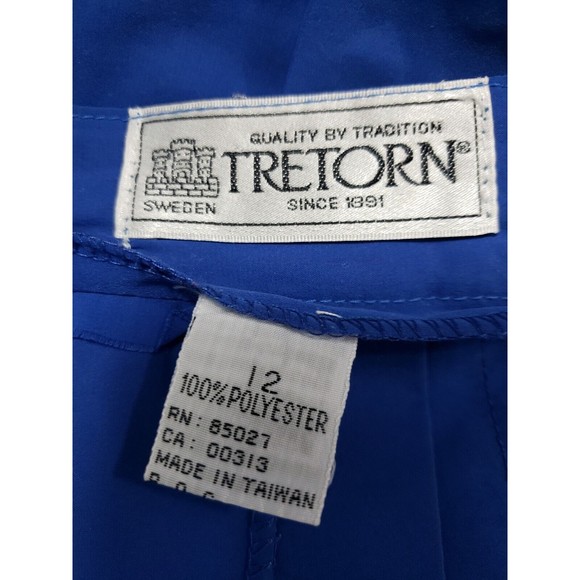 Tretorn Tennis Skirt Vintage Golf Pleated Wonen’s 14 Blue Activewear - Picture 8 of 9